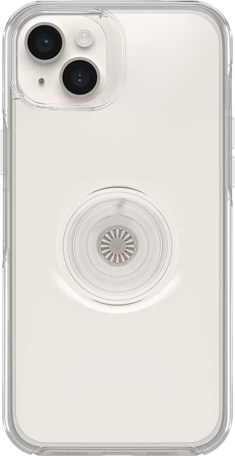 Otterbox Symmetry Series Popsockets for iphone 14 Plus 6.7" Clear 77-88778