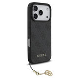 Guess 4G Charms Case for iPhone 17 Pro 6.3" Tone on Tone Grey - GUHMP17LGF4GCK