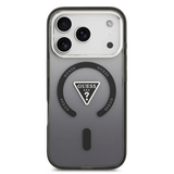 Guess IML Gradient Triangle Logo Case with MagSafe for iPhone 17 Pro 6.3" Black - GUHMP17LHGTMLCGK