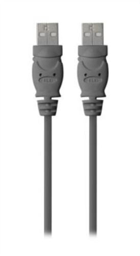 Belkin 1.8M USB A to USB A Cable Black - F3U131bt1.8M