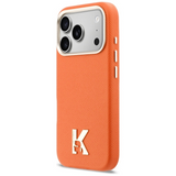 Karl Lagerfeld Karl Head Logo MagSafe Case for iPhone 17 Pro Max 6.9" Orange - KLHMP17X5PGFKHGO