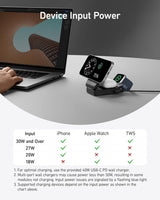 Anker MagGo 3-in-1 15W Qi2 Wireless Charging Station with Plug Black - B25M5K11