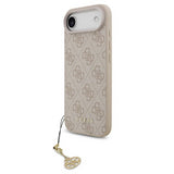 Guess 4G Charms Case for iPhone 17 Air 6.5" Tone on Tone Brown - GUHMP17MGF4GCW