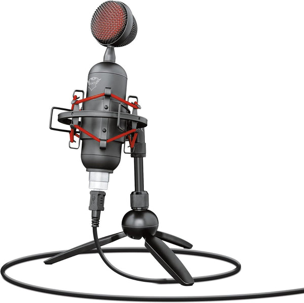 Trust GXT 244 Buzz USB Streaming Microphone with Tripod Stand Black - 23466