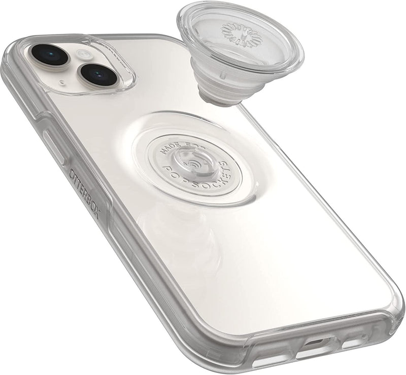 Otterbox Symmetry Series Popsockets for iphone 13 6.1" Clear 77-89703