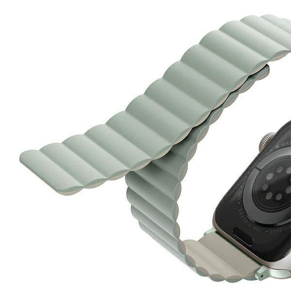 Uniq Revix Strap for Apple Watch 7/8/9/10/SE/SE2/Ultra 42/44/45/49mm Sage and Beige - UNIQ-45MM-REVSAGBEG