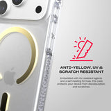 Tech21 Evo Crystal Case with MagSafe for iPhone 17/18 Pro 6.3" Clear Gold - T21-11641