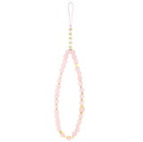 Guess PU 4G Metal Logo and Pearl Strap Case with MagSafe for iPhone 16 Pro 6.3" Pink - GUHCP16LP4GMGSP