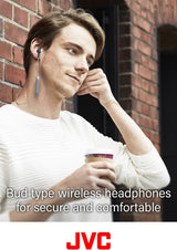 JVC Earbuds Wireless Headphones Khaki/Beige - HA-F19BT-GCE