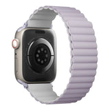 Uniq Revix Strap for Apple Watch 7/8/9/10/SE/SE2/Ultra 42/44/45/49mm White and Lilac - UNIQ-45MM-REVLILWHT