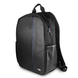 BMW M Series Carbon Navy Stripe Laptop Bag for 15" Black - BMBPCO15CAPNBK