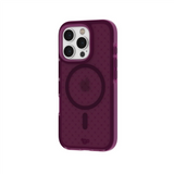 Tech21 Evo Check Case with MagSafe for iPhone 16 Pro 6.3" Plum - T21-11133