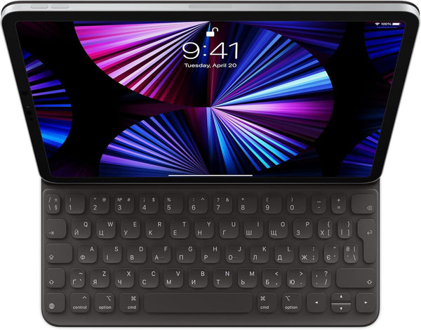 Apple Smart Keyboard Folio Case for iPad Pro 11" 3rd Gen iPad Air 4th Gen French Black A2038 - MXNK2F/A