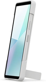 Sony Xperia 10 VI Style Cover with Stand White - XQZ-CBES/WGENG