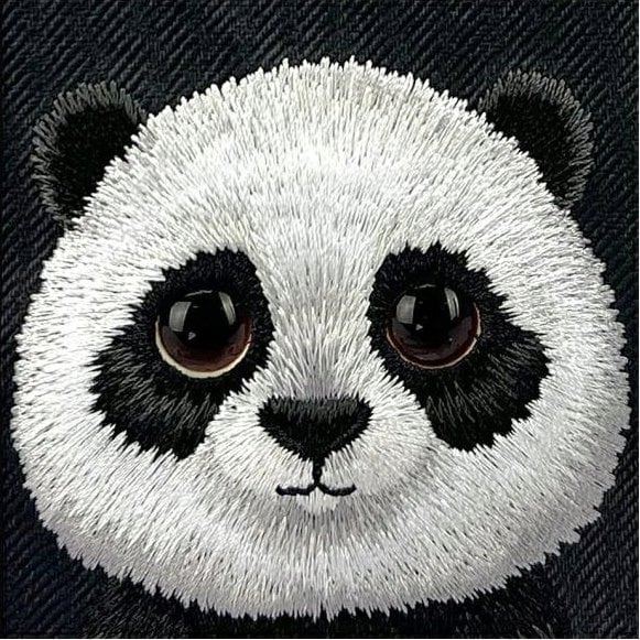 Nimmy Big Eyed Pet 2.0 Panda Case for iPhone 16 Pro Max 6.9" Black - N-XDY-iP61-Pro-Max-06