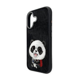 Nimmy Big Eye Cute Pet Travel Panda Case with MagSafe for iPhone 17 6.3" Black Grey - N-XDY-IP17-06-A
