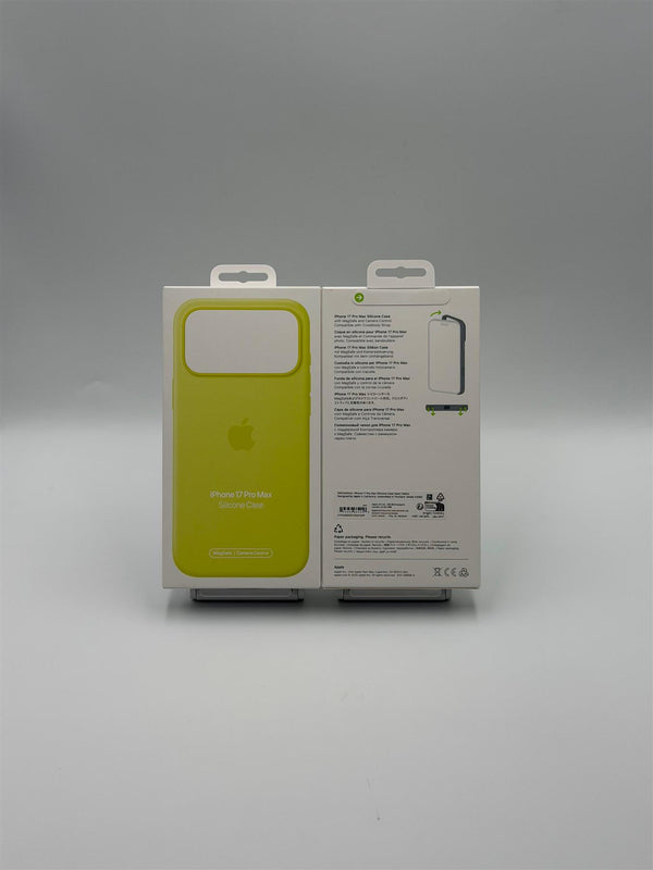 Apple Silicone Case with MagSafe for iPhone 17 Pro Max 6.9" Neon Yellow A3560 - MGFM4ZM/A
