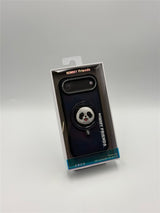 Nimmy Big Eye Cute Pet Travel Panda Face Case with Detachable MagSafe Grip for iPhone 17 Air 6.5" Black Grey - N-XDY-CXZJZH-IP17-AIR-06-A