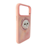 Nimmy Big Eye Cute Pet Bischon Fraise Dog Face Case with Detachable MagSafe Grip for iPhone 17 Pro Max 6.9" Pink - N-XDY-CXZJZH-IP17-PRO-MAX-02-A