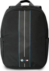 BMW Nylon Blue Stripe Backpack for 16" Laptop Black - BMBP15COMPVSKL