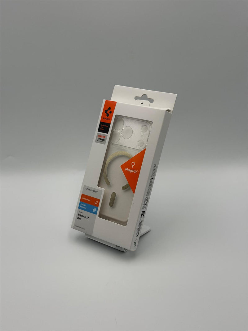 Spigen Ultra Hybrid MagSafe Case for iPhone 17 Pro 6.3" Clear/Gold - ACS10348