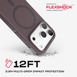 Tech21 Evo Pulse Fauxven Case with MagSafe for iPhone 17/18 Pro 6.3" Cherry - T21-11620