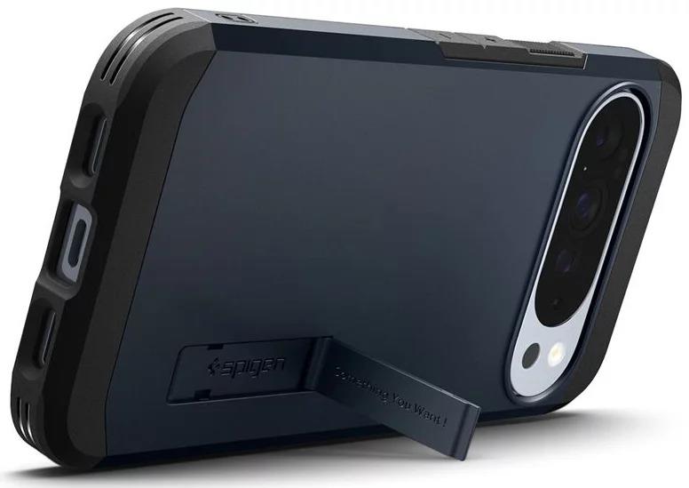 Spigen Tough Armor AI Case with Pixelsnap for Google Pixel 10 Pro XL 6.8" Metal Slate - ACS09729