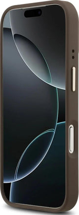 Guess 4G Stripe Case with MagSafe for iPhone 17 Pro 6.3" Brown - GUHMP17LPG4SEMCW