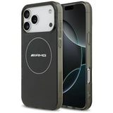 AMG Double Layer Transparent Smocked Case with MagSafe for iPhone 17 Pro Max 6.9" Black - AMHMP17X24HTRDK