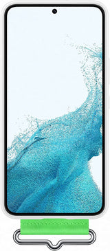 Samsung Galaxy S22 Silicone Cover with Strap White - EF-GS901TWEGWW