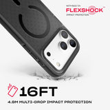 Tech21 Evo Check Case with MagSafe for iPhone 17/18 Pro Max 6.9" Smokey Black - T21-11692