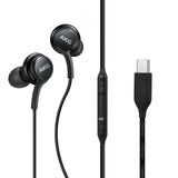 Genuine Samsung AKG Black Type C Headphone In Ear Headset EO-IC100BBEG