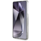 Karl Lagerfeld Button Karl Head Printed Logo Case with MagSafe for Samsung Galaxy S25 Ultra 6.9" Clear - KLHMS25LHLSKIH