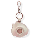 Nimmy Big Eye Cute Pet Bischon Fraise Dog Face Airtag Keychain Pink - N-XDY-YSK-02-A