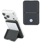 BMW Carbon Metal Logo Magnetic Card Holder with Stand Anthracite - BMOWMCS26PTKLG