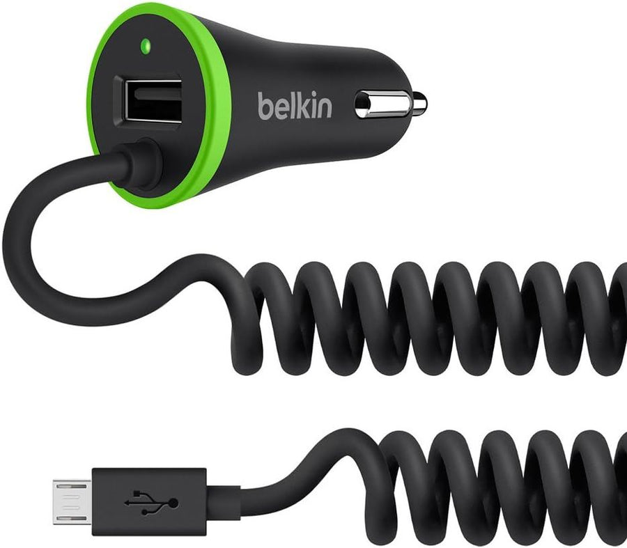 Belkin Boost Up 17W Car Charger USB A Port with Micro USB Cable F8M8 IQ Trading Ltd