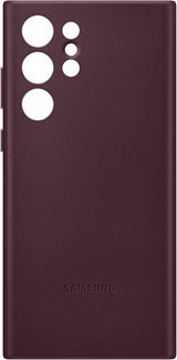 Samsung Galaxy S22 Ultra Leather Cover Burgundy - EF-VS908LEEGWW