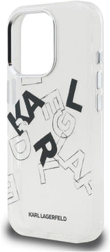Karl Lagerfeld IML Sketched Graphic Case for iPhone 16 Pro Max 6.9" Clear - KLHCP16XHMLGFCH