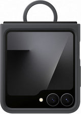 Samsung Galaxy Z Flip 6/7 FE 6.7" Silicone Case with Ring Black - EF-PF741TBEGWW