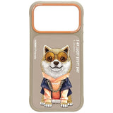 Nimmy Glasses Cool Dog Case with MagSafe for iPhone 17 Pro 6.3" Brown Orange - N-YJ-IP17-PRO-012-A