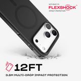 Tech21 Evo Pulse Fauvxen Case with MagSafe for iPhone 17/18 Pro Max 6.9" Black - T21-11676