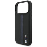 BMW M Perforated Stripe Logo Case with MagSafe for iPhone 17 Pro Max 6.9" Blue - BMHMP17X25PCPSKB