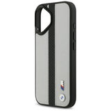 BMW M Perforated Stripe Logo Case with MagSafe for iPhone 17 6.3" Grey - BMHMP17S25PCPSGK