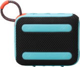 JBL Harman Go 4 Portable Bluetooth Speaker Black/Orange - JBLGO4BLKO