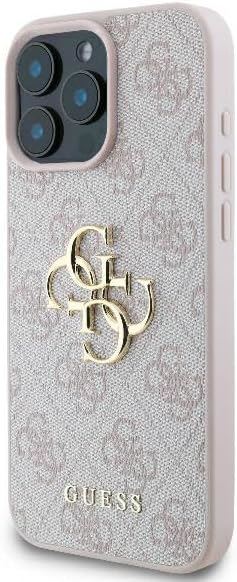 Guess 4G Big Logo Case for iPhone 16 Pro 6.3" Pink - GUHCP16L4GMGPI