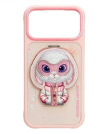 Nimmy Cool & Cute 2.0 Rabbit Case with MagSafe Stand for iPhone 17 Pro Max 6.9" Pink - N-YJKM-CXZJZH-IP17-PRO-MAX-08