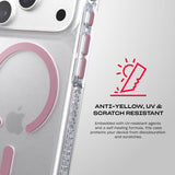 Tech21 Evo Crystal Case with MagSafe for iPhone 17/18 Pro 6.3" Clear Pink - T21-11643