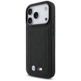 BMW M Quilted Logo Case with MagSafe for iPhone 17 Pro 6.3" Black - BMHMP17L25PSECHK
