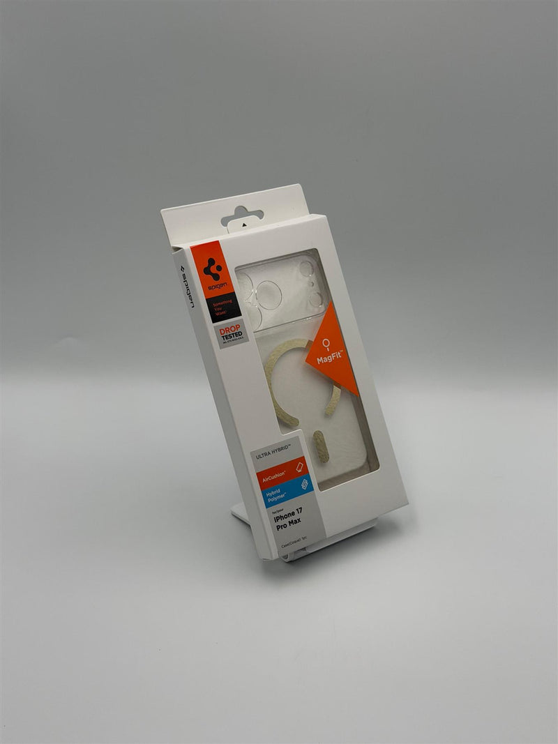 Spigen Ultra Hybrid MagSafe Case for iPhone 17 Pro Max 6.9" Clear/Gold - ACS10284