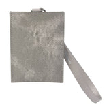 Nimmy Big Eye Cute Pet Silver Shaded Cat Face Card Sleeve Holder Grey - N-XDY-KT-023